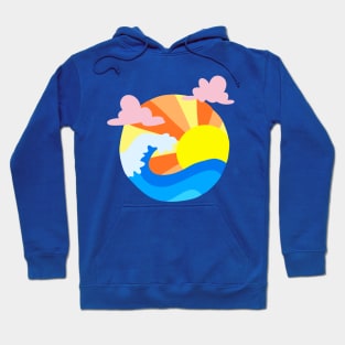 Retro summers wave Hoodie